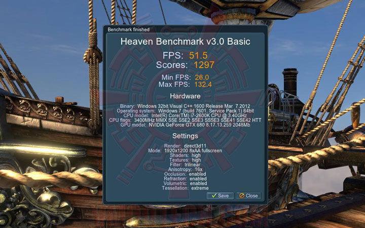 heaven ASROCK FATAL1TY Z77 PROFESSIONAL Motherboard Review