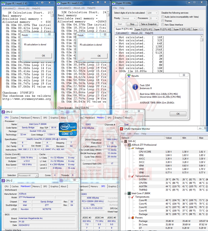 hpi 1 ASROCK FATAL1TY Z77 PROFESSIONAL Motherboard Review