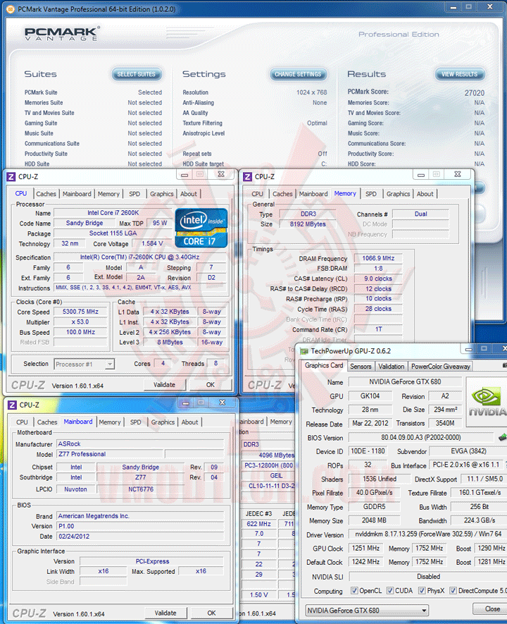 pcmv ASROCK FATAL1TY Z77 PROFESSIONAL Motherboard Review
