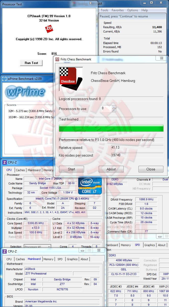 v ASROCK FATAL1TY Z77 PROFESSIONAL Motherboard Review