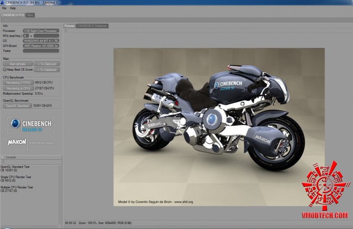cine10 720x467 ASUS SABERTOOTH 990FX R2.0 Motherboard Review