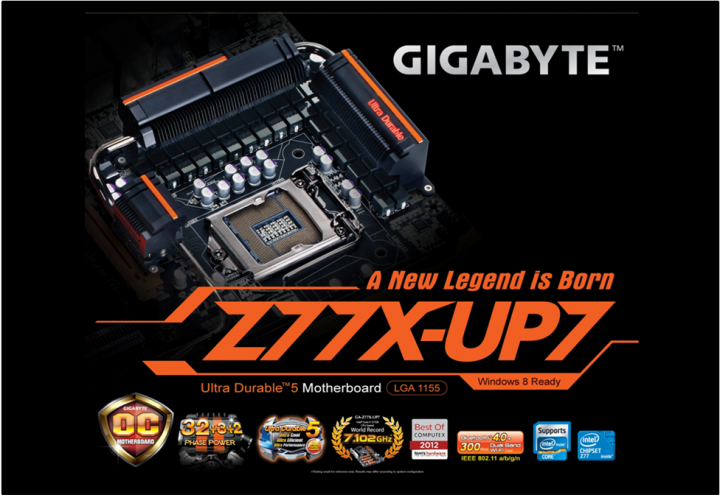 GIGABYTE เปิดตัวเมนบอร์ด Flagship Z77X-UP7  ปฐมบทแห่งตำนานยุคใหม่ได้เริ่มต้นขึ้นแล้ว