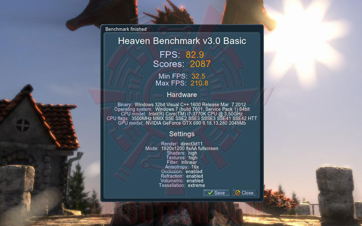 heaven 2012 07 23 11 59 08 26 msi Z77A G43 Motherboard Review