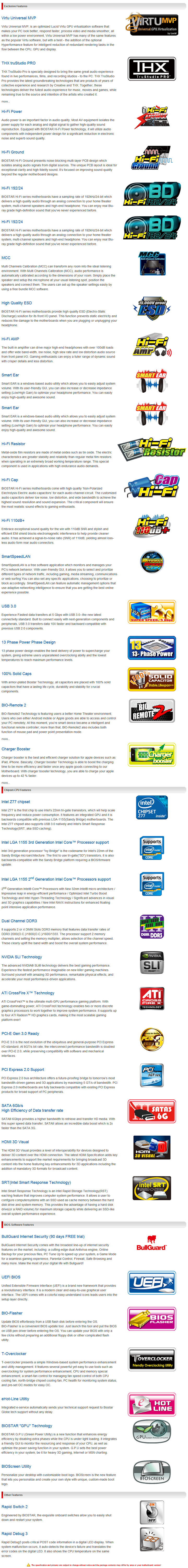 s2 BIOSTAR Hi Fi Z77X Motherboard Review