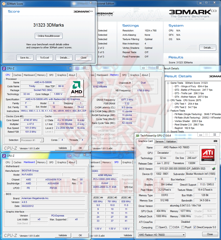 03 AMD A10 5800K and BIOSTAR Hi Fi A85X Review