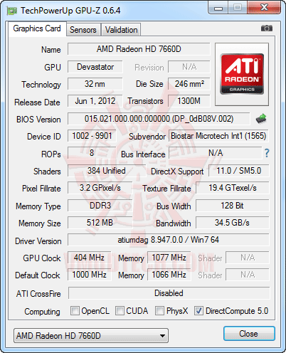 c7 AMD A10 5800K and BIOSTAR Hi Fi A85X Review