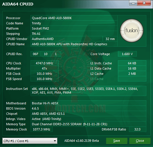 ed1 AMD A10 5800K and BIOSTAR Hi Fi A85X Review