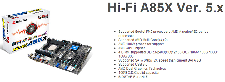 sp1 AMD A10 5800K and BIOSTAR Hi Fi A85X Review