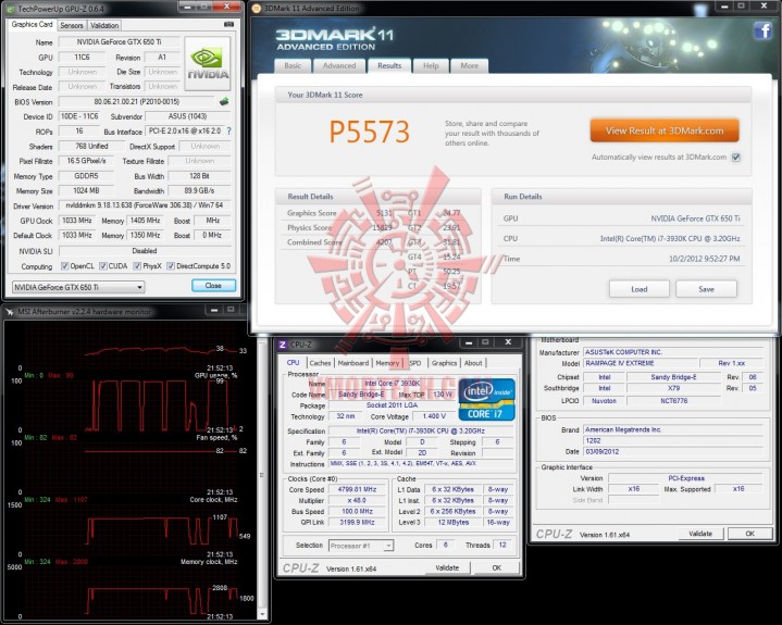 10 2 2012 9 52 49 pm 719x575 ASUS GeForce GTX 650 Ti DirectCU II TOP