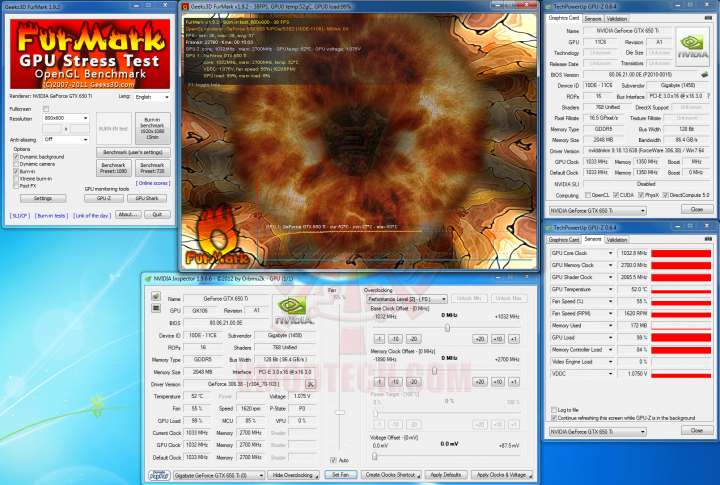 fur 2 720x485 GIGABYTE WINDFORCE GeForce GTX 650Ti OC Version 2048 MB GDDR5 Review