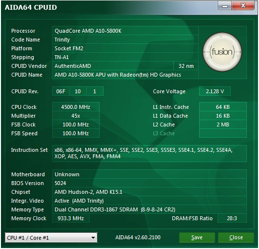 aida64cpuid aida64cpuid ASUS F2A55 M FM2 MINI ATX Motherboard Review
