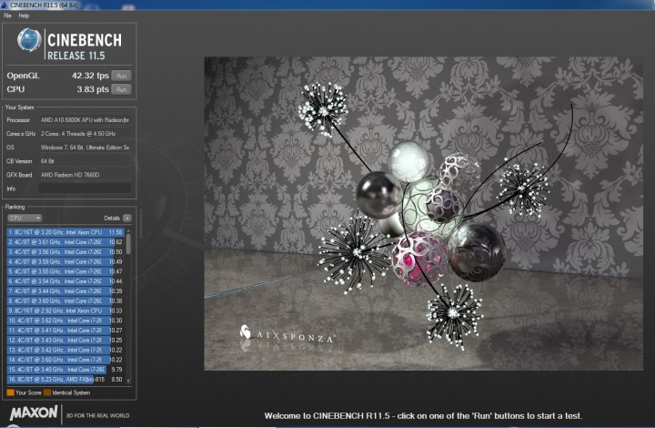 cine115 720x470 ASUS F2A55 M FM2 MINI ATX Motherboard Review