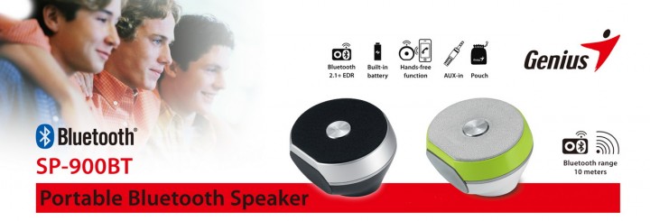 cover cover 720x245 Genius SP 900BT ลำโพงบลูทูธขนาดพกพา