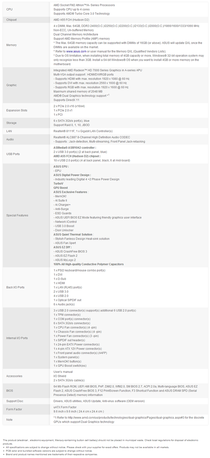 s3 ASUS F2A55 M FM2 MINI ATX Motherboard Review