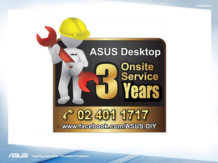 slide8 บรรยากาศงานเปิดตัวธุรกิจเดสก์ท็อปพีซีเอซุส พร้อมการรับประกันเต็มรูปแบบถึง 3 ปี