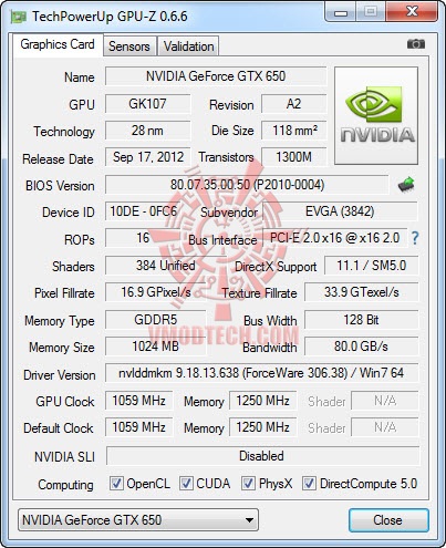 10 27 2012 11 54 07 am EVGA GeForce GTX 650 Review