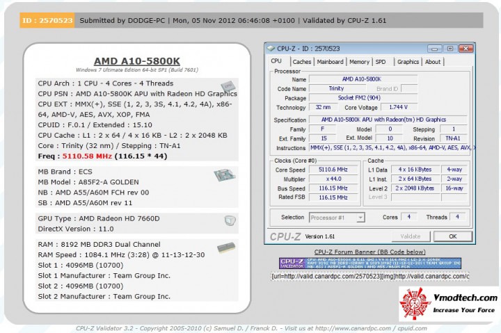 validate 51ghz ecs a85f2 a golden 720x479 ECS A85F2 A Golden FM2 Motherboard Review