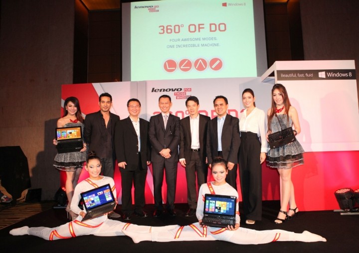 lenovo 360 of do 720x508 เลอโนโวเปิ​ดตัว IdeaPad Yoga และ ThinkPad Twist โน้ตบุ๊คลู​กผสมแท็บเล็​ตกับคอนเซ็​ปต์ 360 o of DO รับกระแส Windows 8