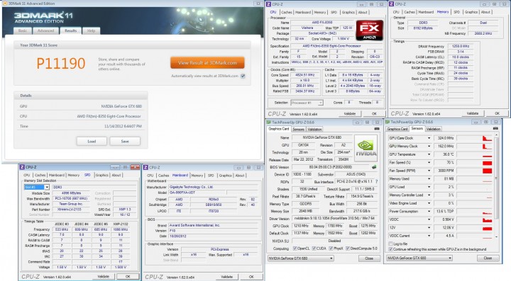 3dmark11 720x397 ASUS GTX 680 DirectCU II TOP Review