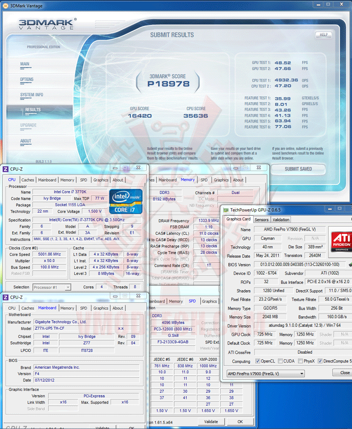 07 SAPPHIRE AMD FirePro™ V7900 2GB GDDR5 Professional Graphics Cards Review