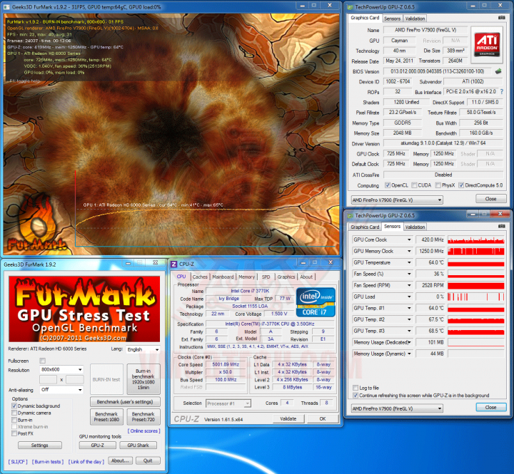 fur 720x665 SAPPHIRE AMD FirePro™ V7900 2GB GDDR5 Professional Graphics Cards Review