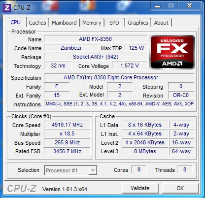 cpuid cpuid ASUS Crosshair V Formula Z