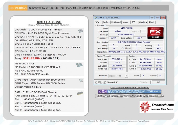 55ghz validate1 720x509 ASUS Crosshair V Formula Z