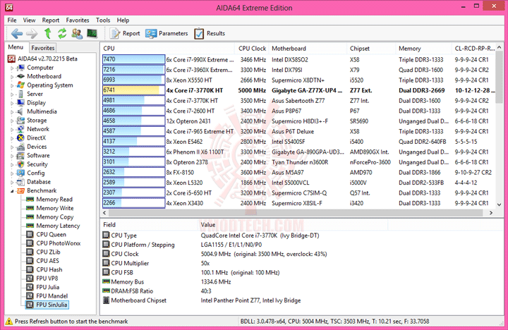 e10 e10 GIGABYTE GA Z77X UP4 TH Motherboard Review