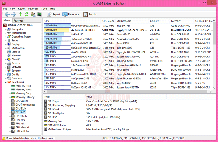 e5 e5 GIGABYTE GA Z77X UP4 TH Motherboard Review