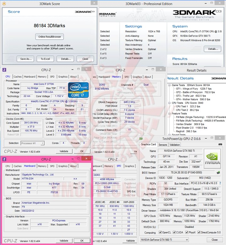 03 GIGABYTE GA H77M D3H Micro ATX Motherboard Review