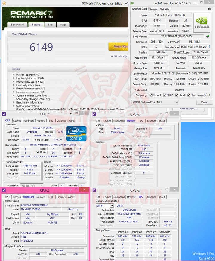 pcm7 GeIL Red EVO VELOCE DDR3 1600MHz CL9 16GB Kit Review