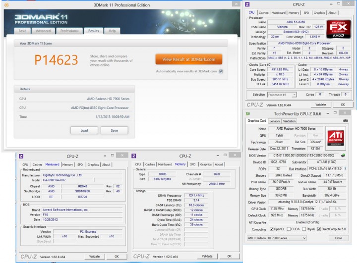 3dmark11 720x531 PowerColor DEVIL13 HD7990 6GB GDDR5 Review on AMD FX 8350 Vishera 