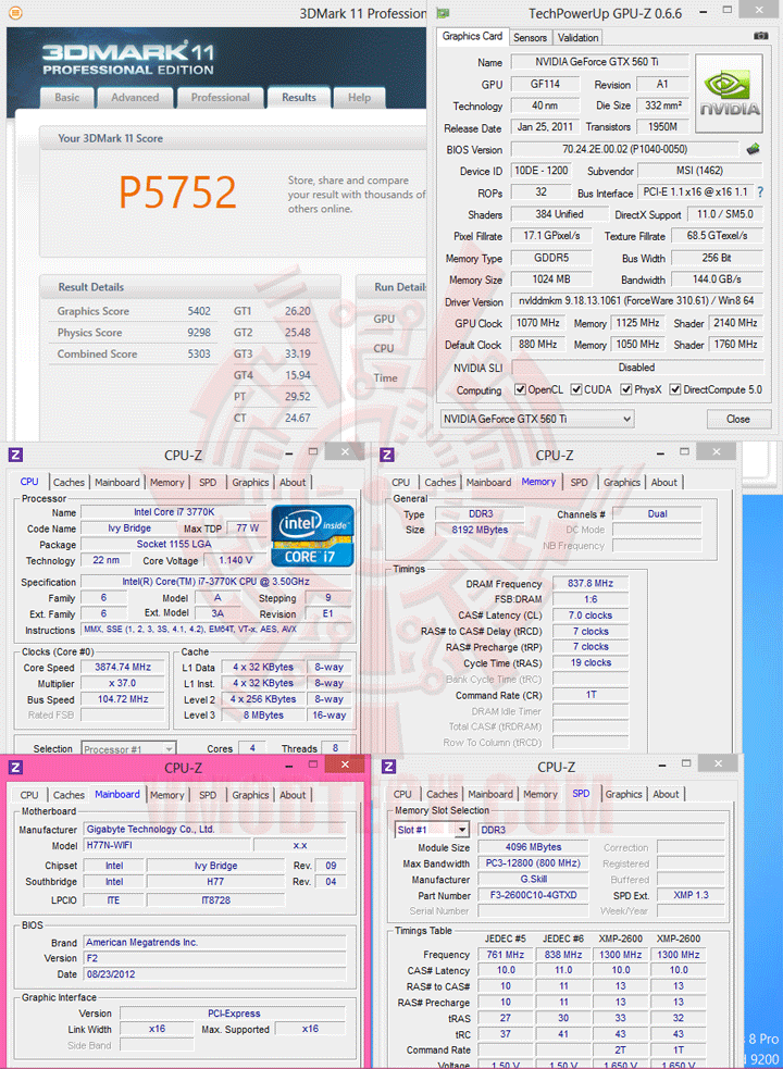 11 GIGABYTE GA H77N WIFI Mini ITX Motherboard Review