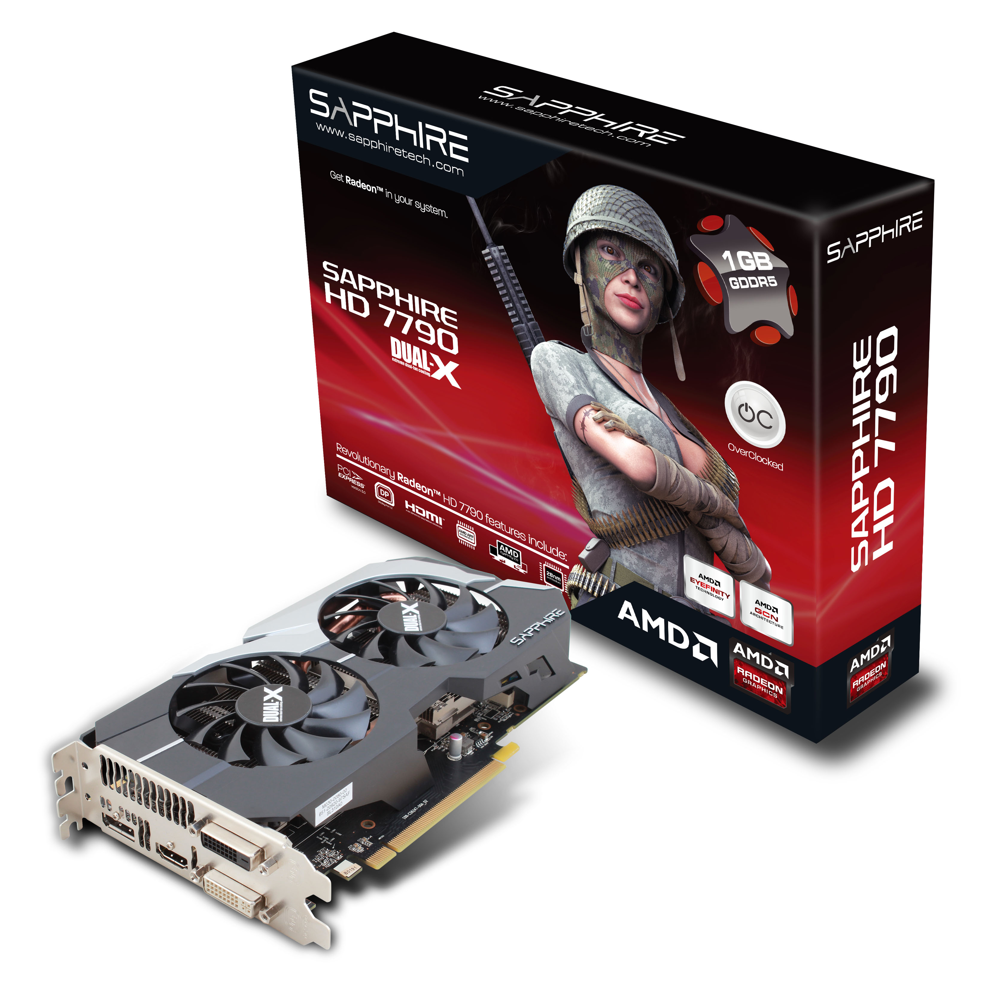 11210 01 hd7790 1gbgddr5 dp hdmi 2dvi pcie fbc SAPPHIRE enhances HD 7700 Series with new models