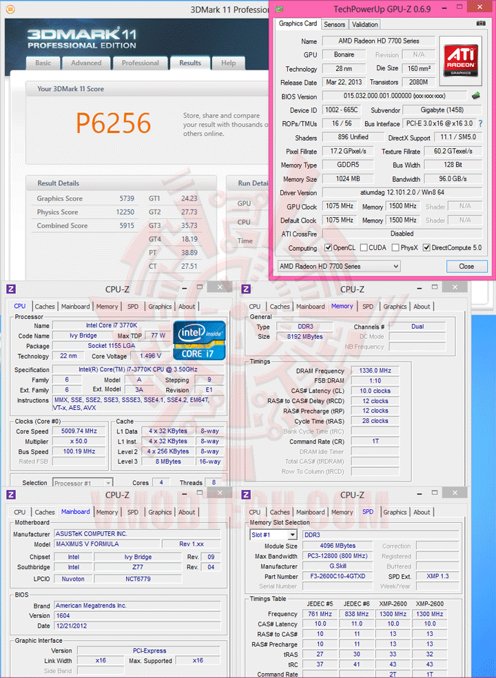 11 1 GIGABYTE AMD RADEON HD 7790 OC 1GB GDDR5 Review