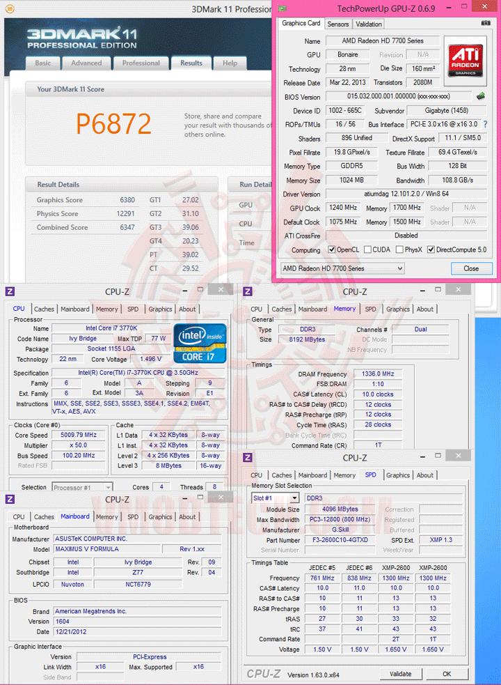 11 2 GIGABYTE AMD RADEON HD 7790 OC 1GB GDDR5 Review