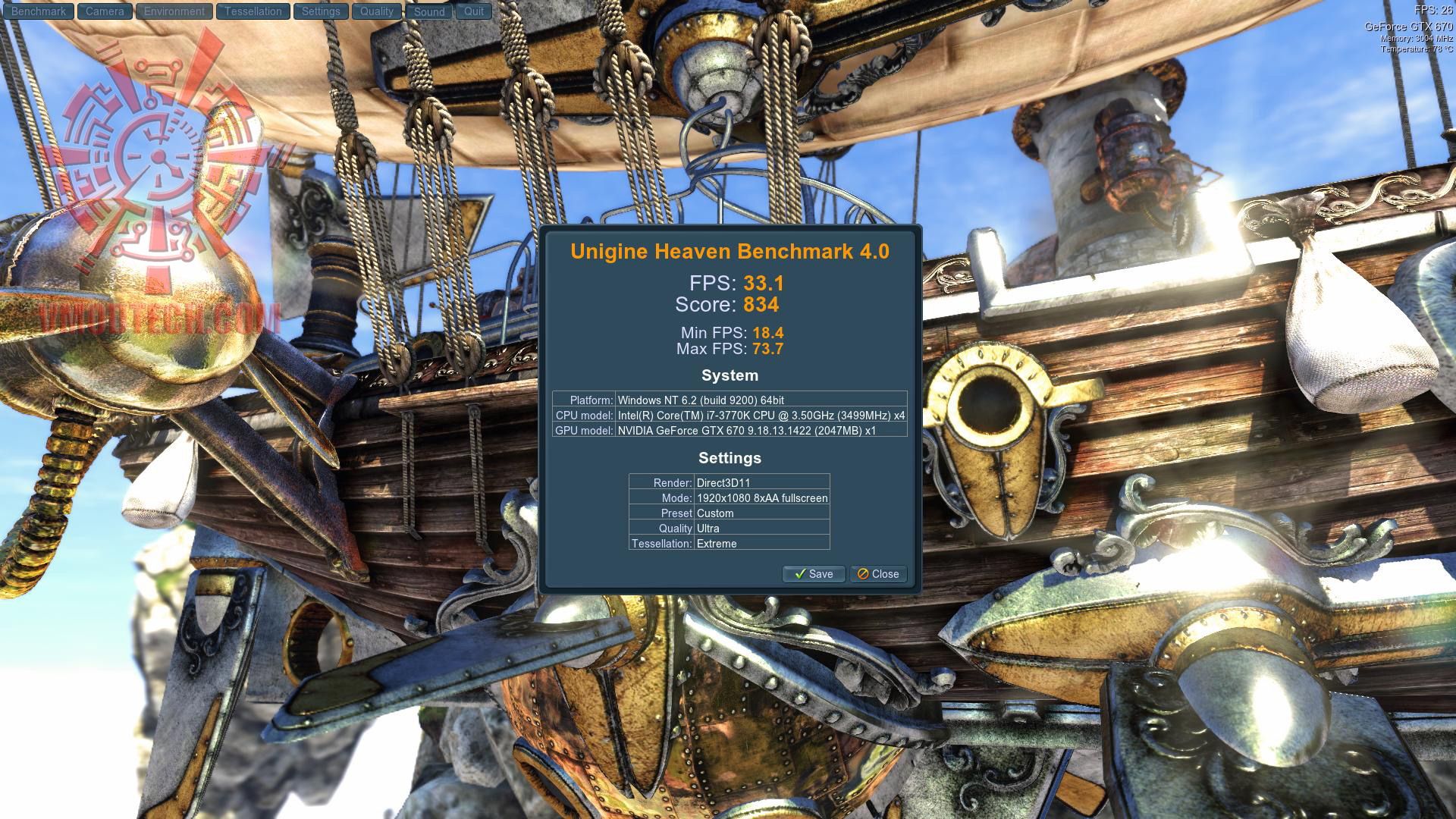 18-unigineheaven-02 18 unigineheaven 02 ASUS GeForce GTX 670 DC Mini Review