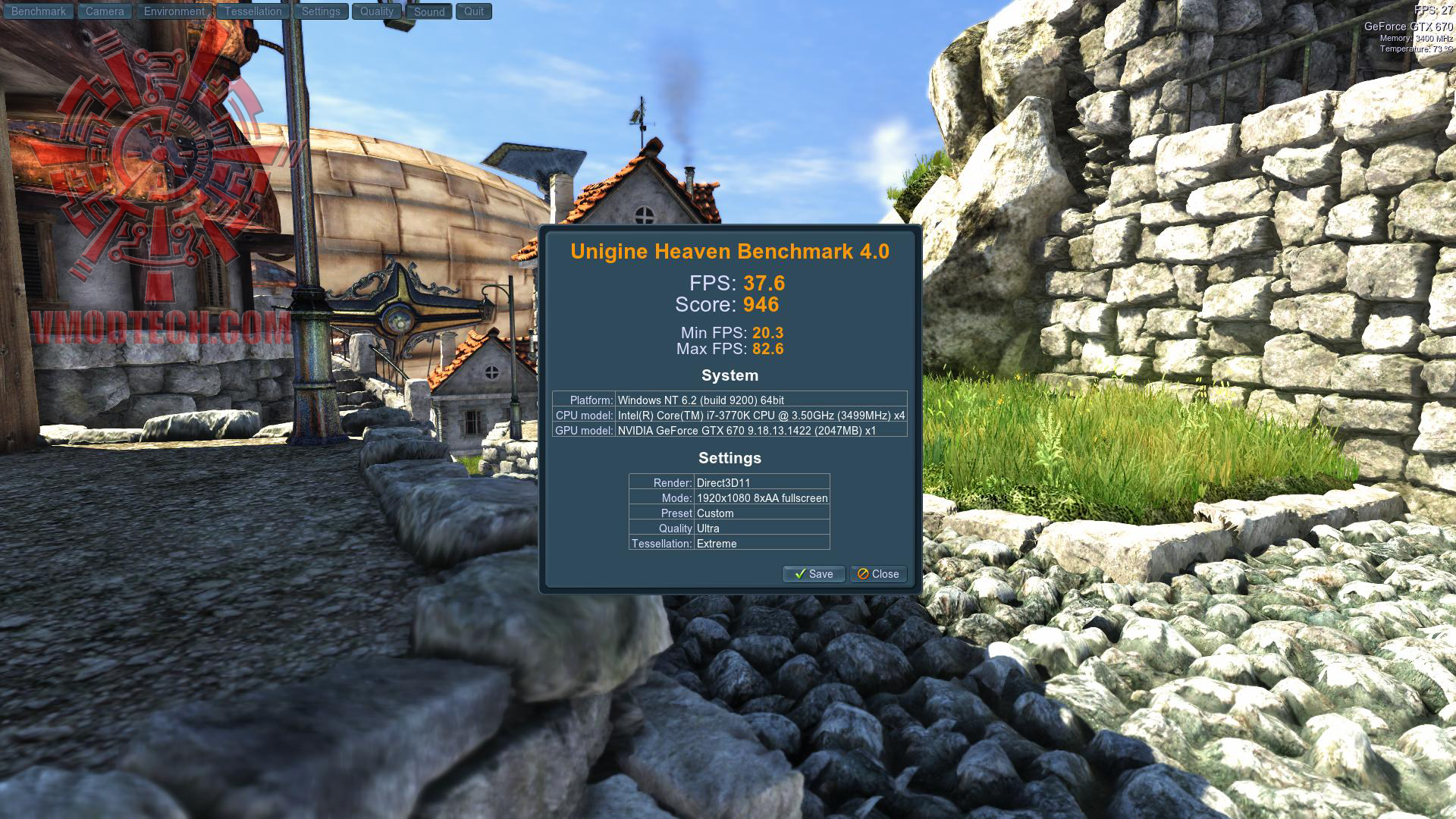 18-unigineheaven-03 18 unigineheaven 03 ASUS GeForce GTX 670 DC Mini Review