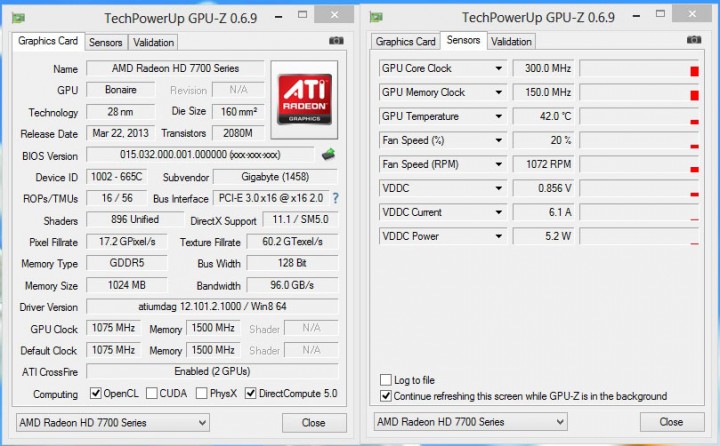 gpuz 720x446 AMD RADEON HD 7790 CROSSFIRE