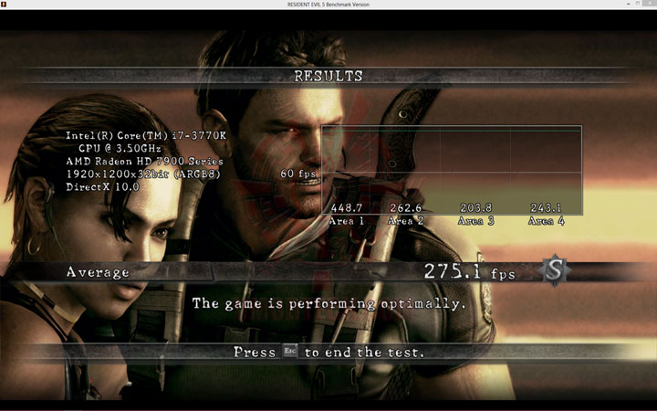 re5 1 ASUS ROG ARES II : dual HD 7970 GPUs and hybrid air/ liquid cooling Review