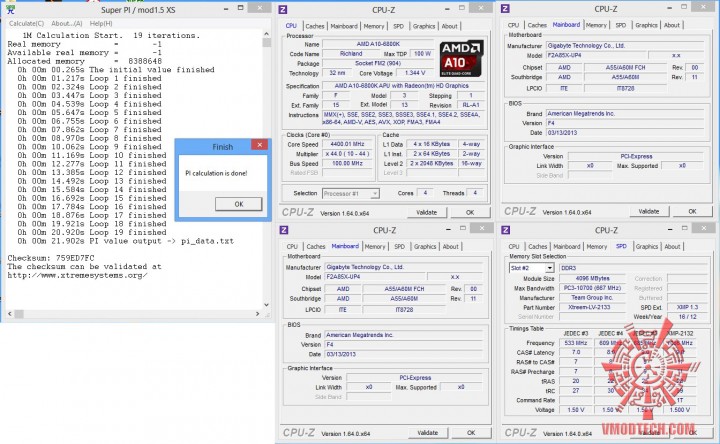 superpi1mb 44 720x444 AMD A10 6800K PROCESSOR REVIEW