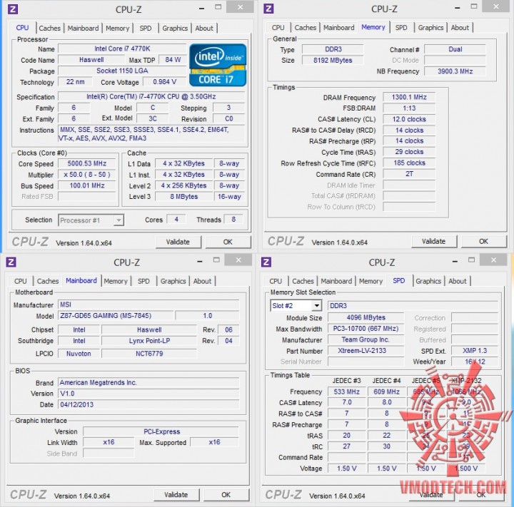 5ghz 720x711 MSI Z87 GD65 GAMING