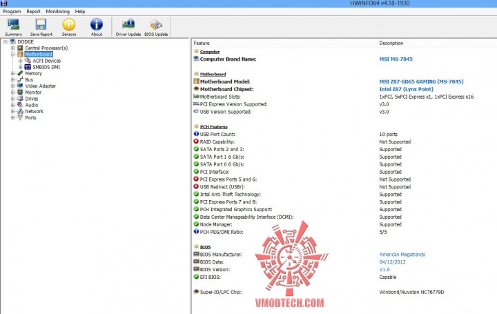 hwinfo64 mb 720x455 MSI Z87 GD65 GAMING