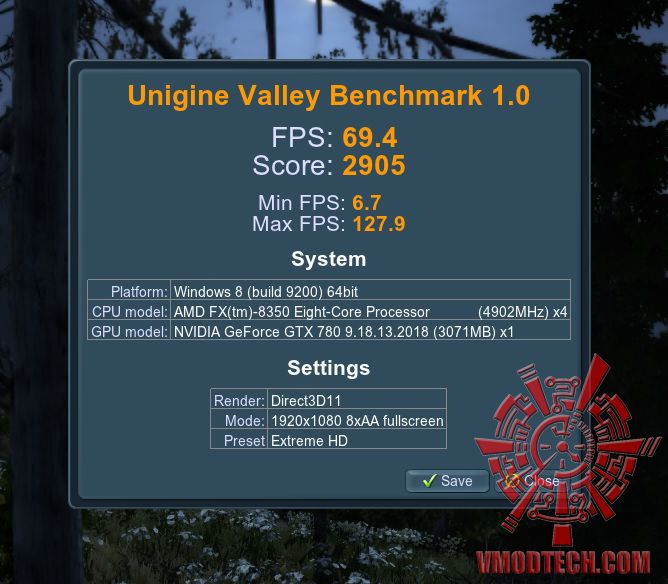 valley-oc valley oc Nvidia Geforce GTX 780 On AMD FX 8350 Performace Test