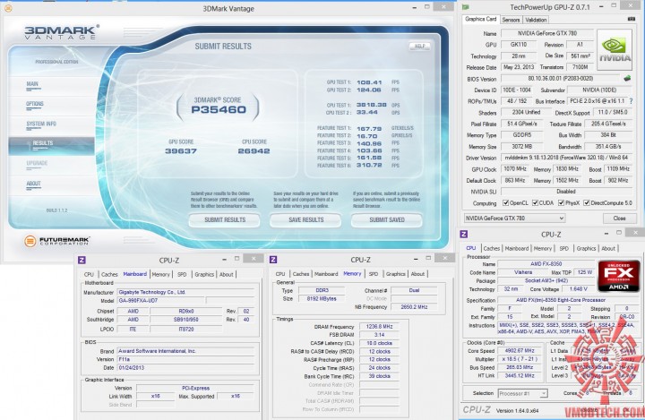 vantage oc 720x469 Nvidia Geforce GTX 780 On AMD FX 8350 Performace Test