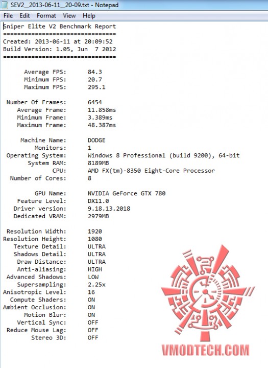 sniper v2 oc 525x720 Nvidia Geforce GTX 780 On AMD FX 8350 Performace Test