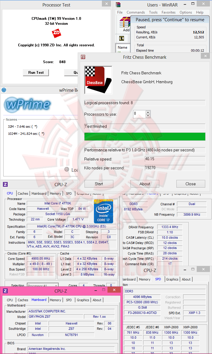 v ASUS TUF GRYPHON Z87 mATX Motherboard Review