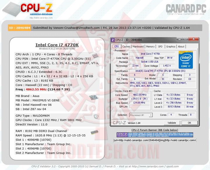 validate ASUS ROG MAXIMUS VI GENE mATX Motherboard Review