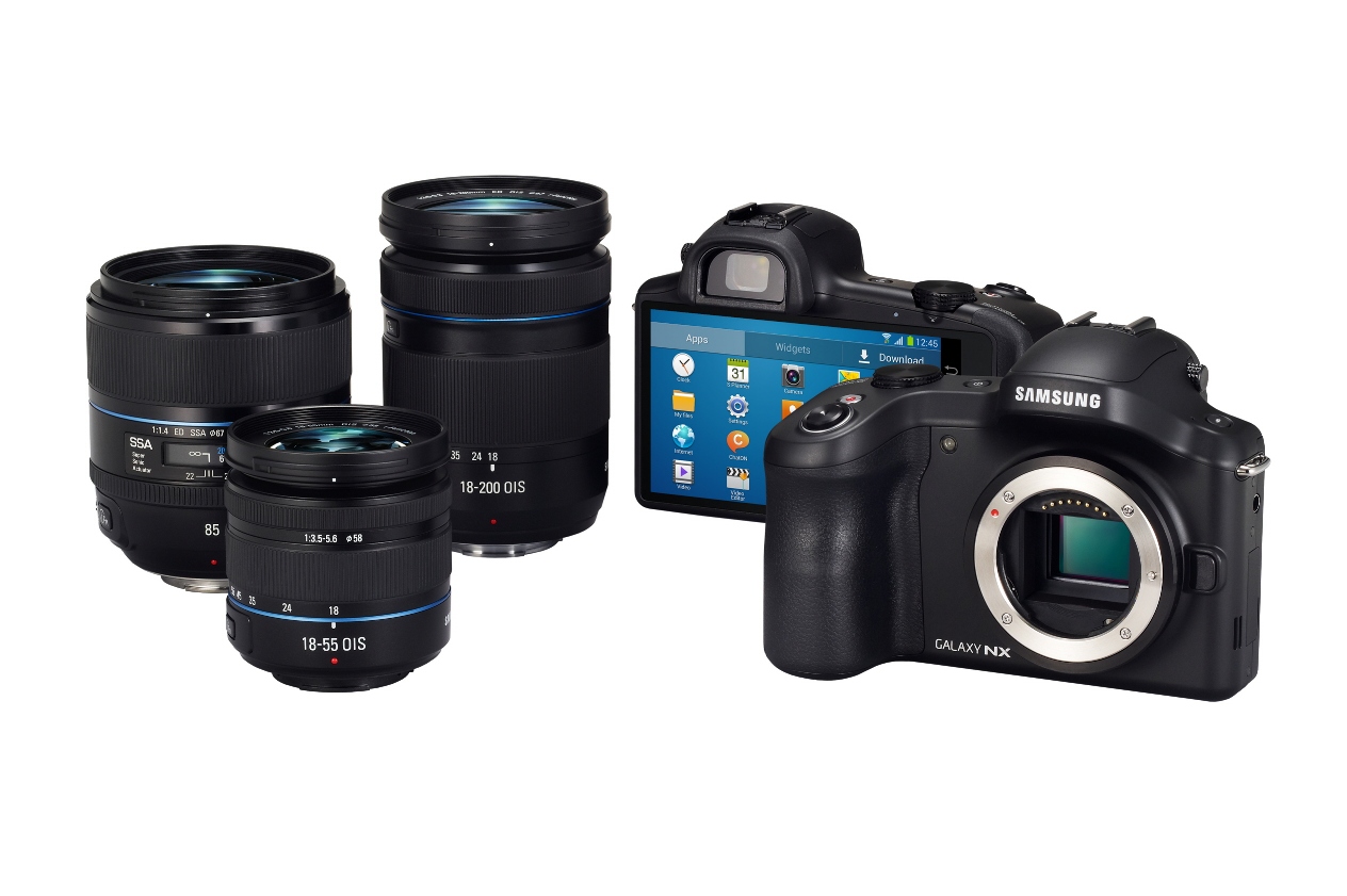 samsung-galaxy-nx-1 samsung galaxy nx 1 ซัมซุงแนะนำ “ซัมซุงกาแล็คซี่เอ็นเอกซ์” ครั้งแรกของกล้องดิจิตอลเปลี่ยนเลนส์ได้