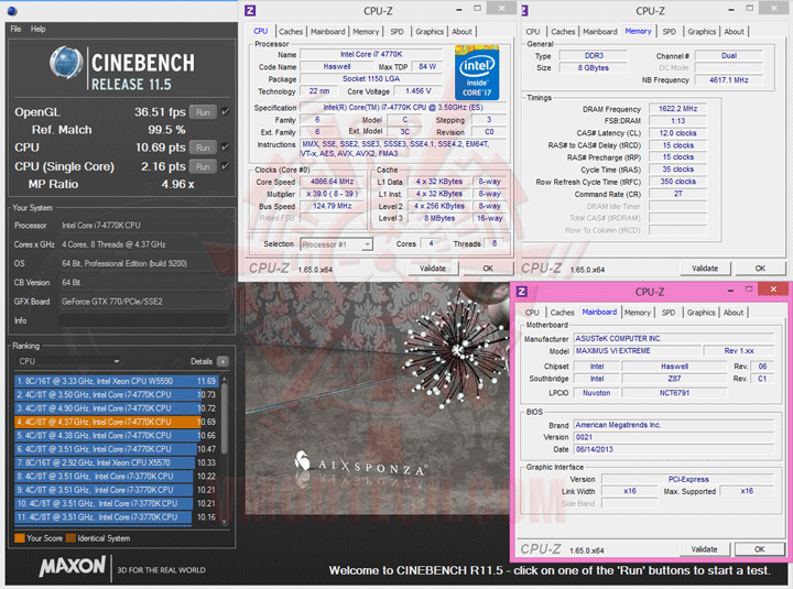 c115 c115 ASUS ROG MAXIMUS VI EXTREME Motherboard Review